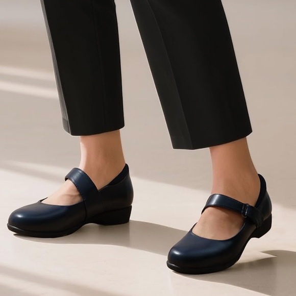 Dr. Martens Shoes - Dream Pairs Mary Jane Shoes Navy Blue Women’s 6.5 Faux Leather